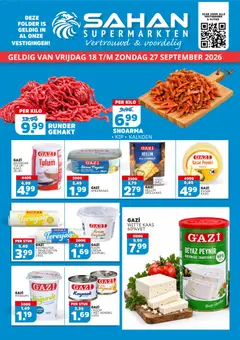 Voorbeeld van Sahan folder van winkel Sahan geldig vanaf 18-09-2026
