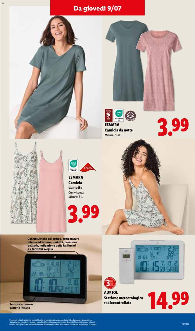 Nuovo volantino Lidl dal 09/07
