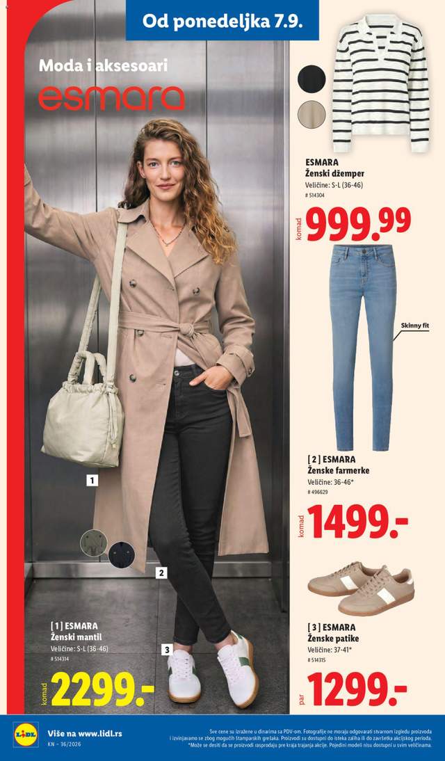 Novi Lidl katalog od 03.09.