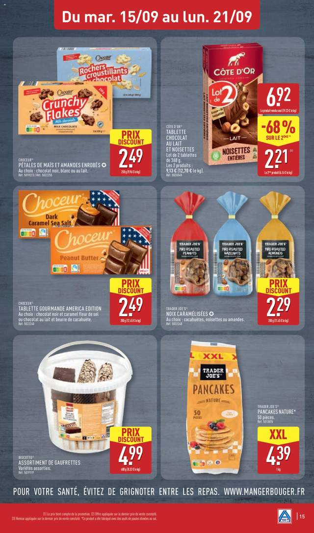 Nouveau catalogue Aldi à partir du 15/09