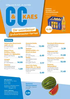 Vorschau von dem Prospekt des Geschäftes C&C, gültig ab dem 15.06.2026