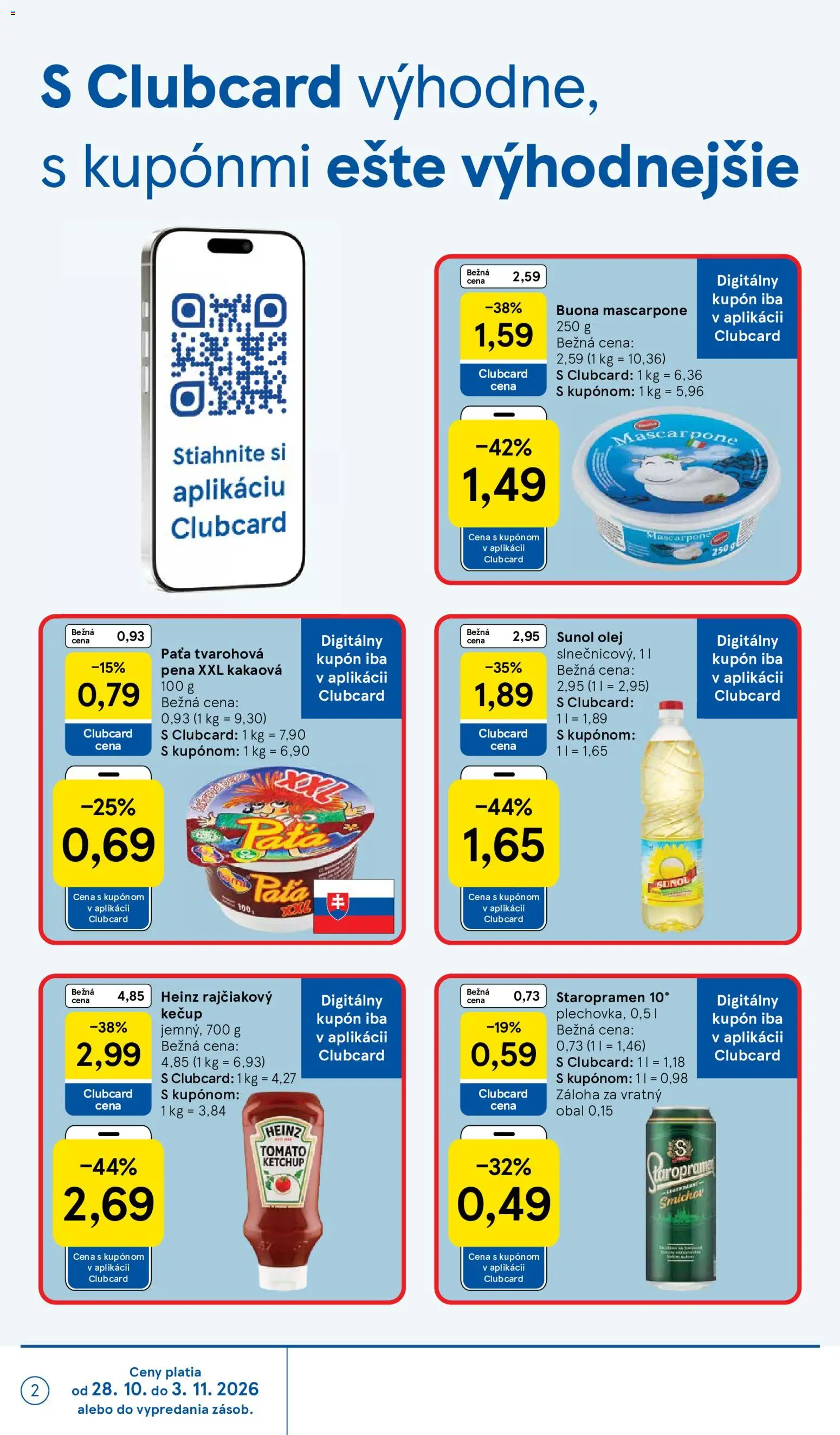 Náhľad Tesco letáku platného od 28.10.2026