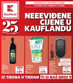 Pregled letka Split-Ravne njive trgovine Kaufland vrijedi od 13.05.2026