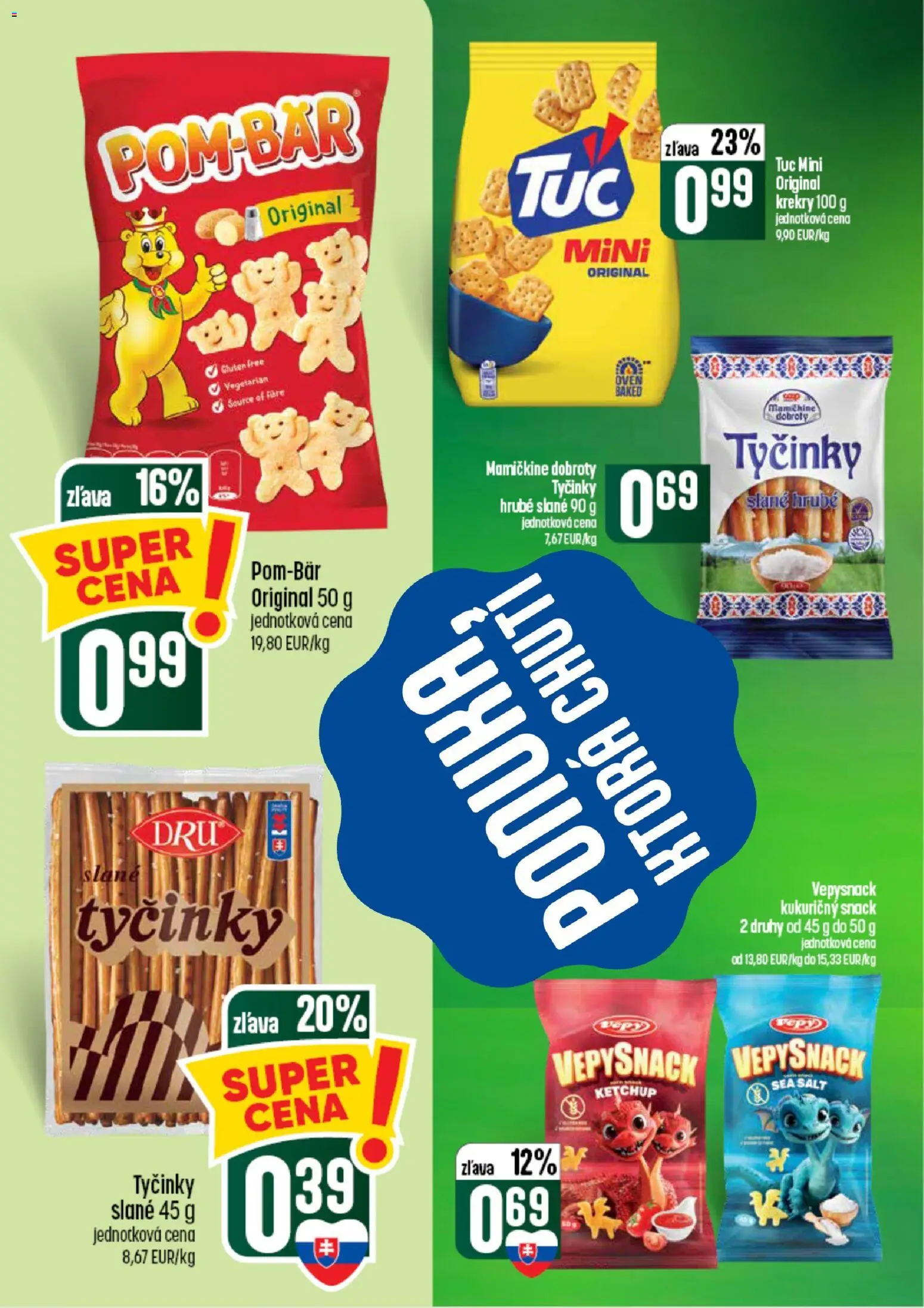 Náhľad COOP Jednota letáku platného od 10.09.2026 - Krekry, Slané tyčinky