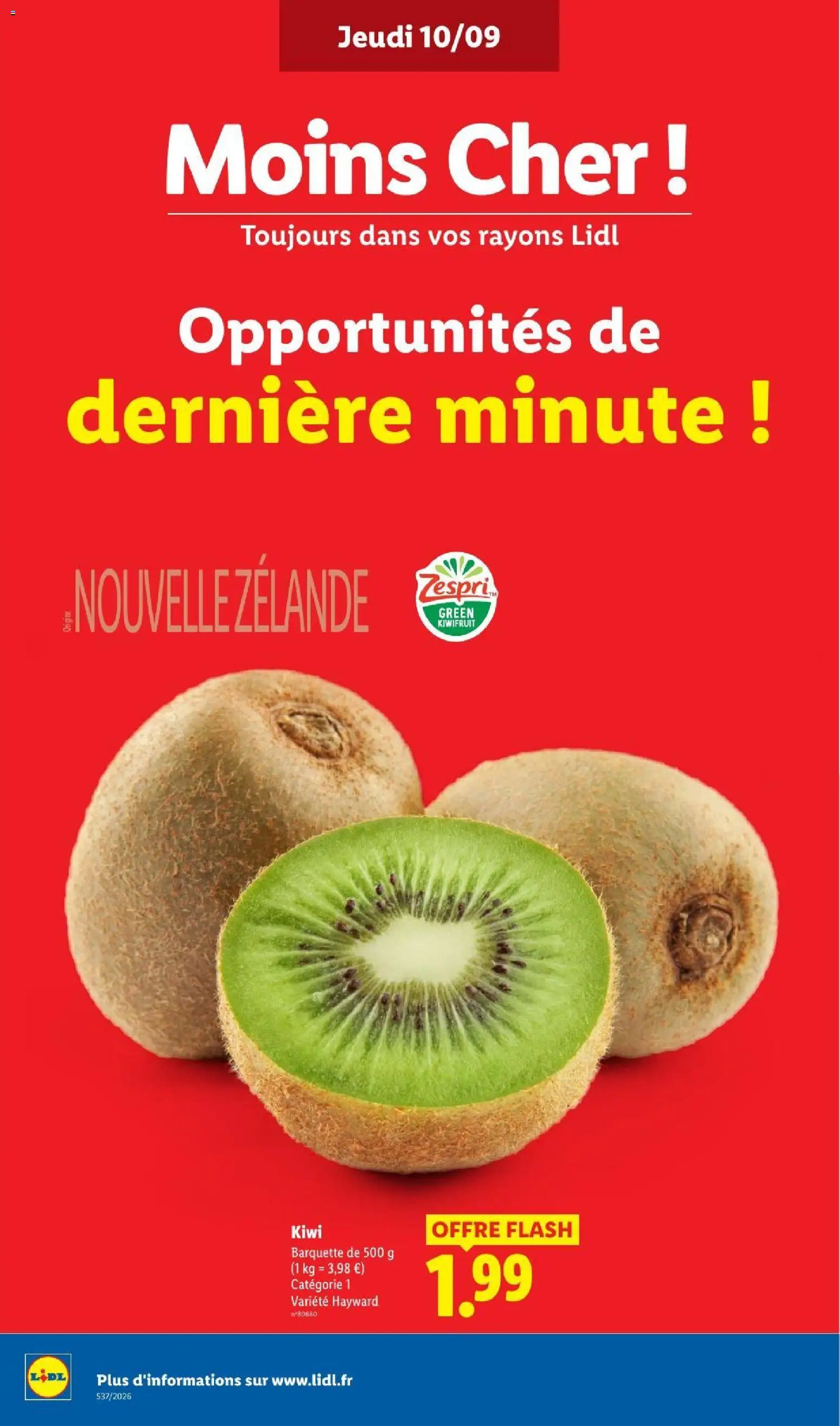 Prévisualisation de LIDL catalogue du magasin LIDL formulaire valide 10/09/2026 - Kiwi