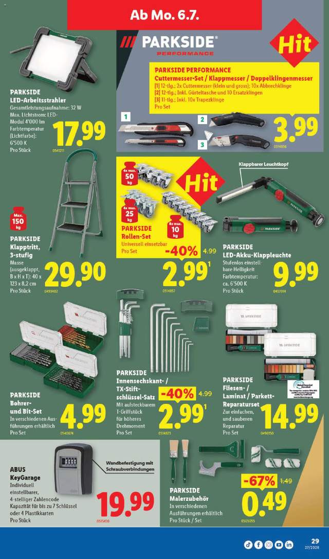 Neue Lidl Aktionen ab 02.07.