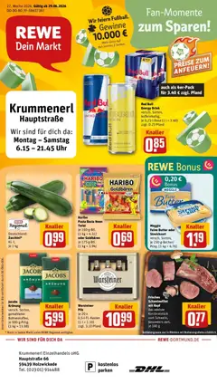 Vorschau von dem Prospekt des Geschäftes Rewe, gültig ab dem 29.06.2026