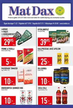 Förhandsgranska reklamblad Matdax erbjudanden från butik Matdax gäller från 29/06/2026