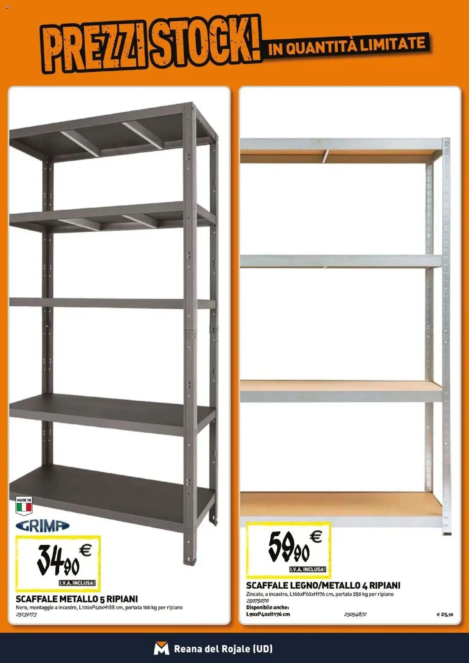 Anteprima dell'opuscolo TECNOMAT catalogo Reana del Rojale dal negozio TECNOMAT valido da 29/10/2026