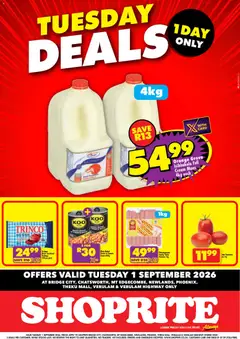 Preview of Shoprite flyer valid from 01/09/2026