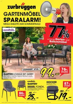 Vorschau von dem Prospekt des Geschäftes Zurbrüggen, gültig ab dem 10.08.2026