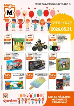 Müller - Müller Játékprospektus megtekintése, amely érvényes 2026.05.26.-től