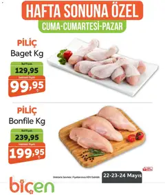 Biçen Market Biçen Market - Hafta Sonuna Özel - Piliç 22.05.2026 - Broşürünün önizlemesi