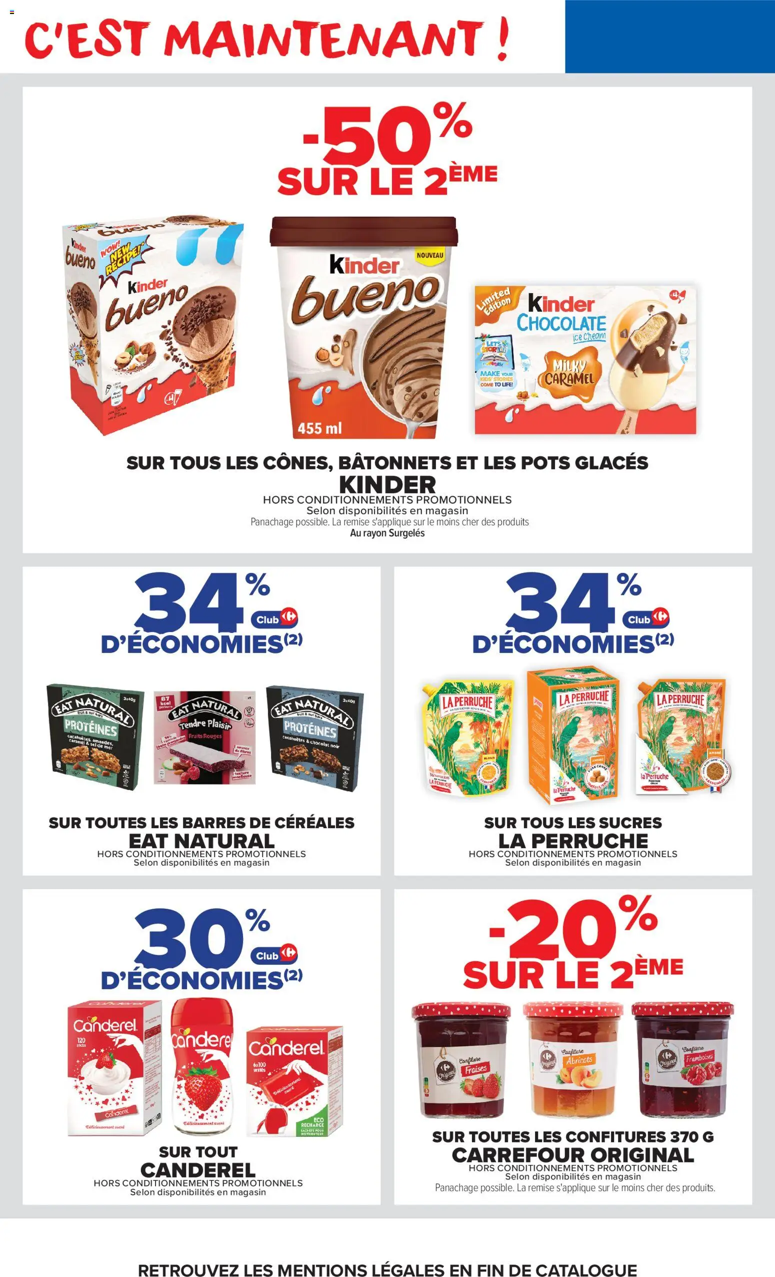 Prévisualisation de Carrefour Market catalogue du magasin Carrefour Market formulaire valide 27/10/2026 - Chocolat, Fruits, Fraises, Cacahuètes, Framboises, Céréales, Confiture, Abricots