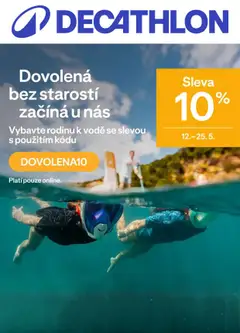 Náhled letáku Decathlon Nabídka produktů - Dovolená bez starostí od 12.05.2026
