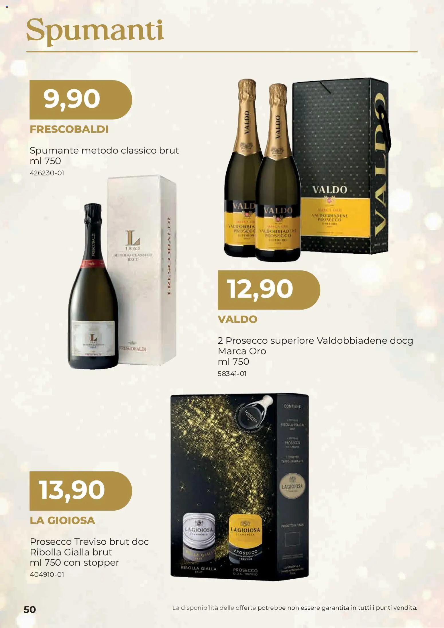 Anteprima dell'opuscolo Sogegross volantino Strenne dal negozio Sogegross valido da 27/10/2026 - Prosecco, Spumante