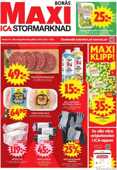 Förhandsgranska reklamblad ICA Maxi erbjudanden från butik ICA Maxi gäller från 05/10/2026
