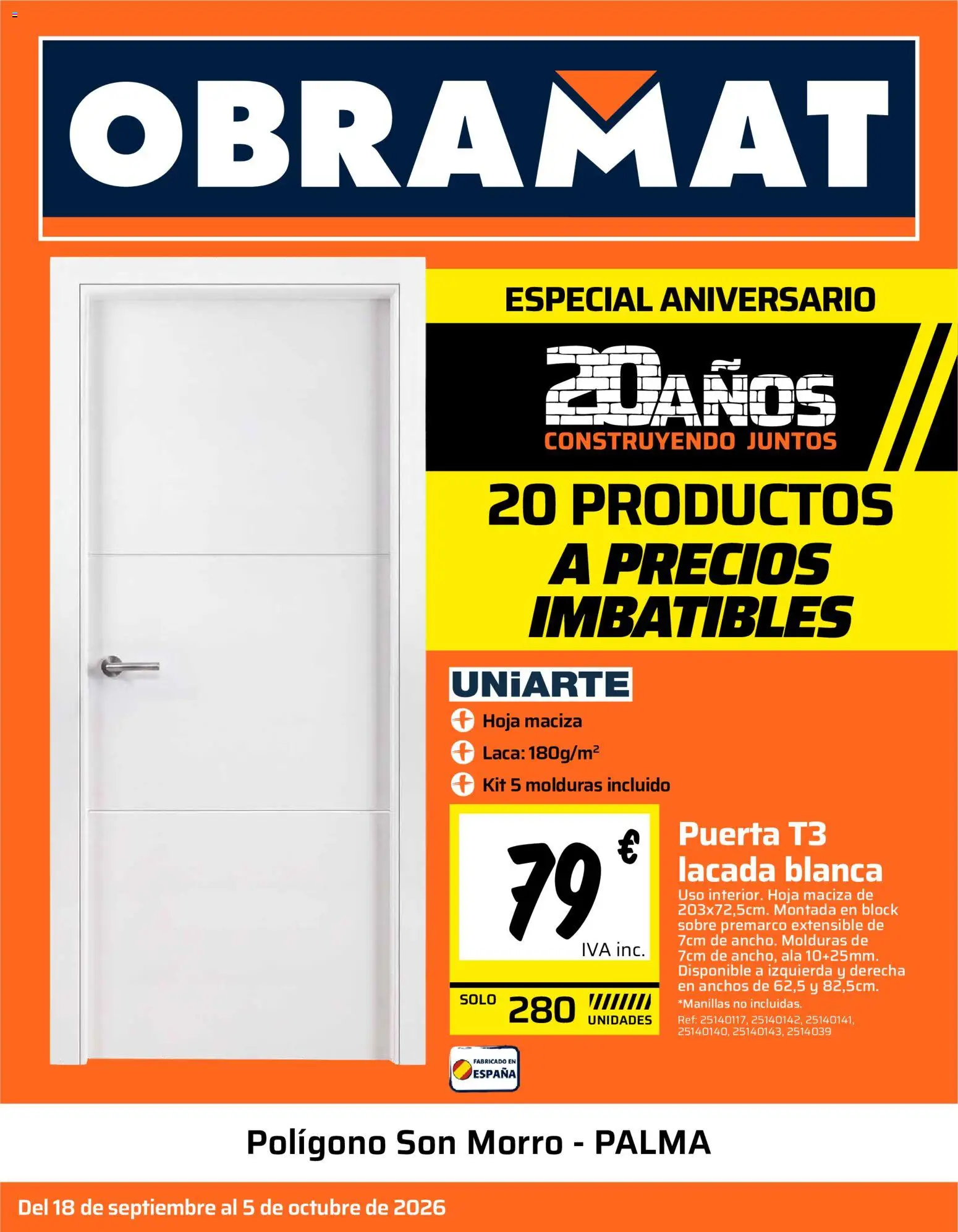 Vista previa del folleto de la tienda Obramat válido desde el 18/09/2026 