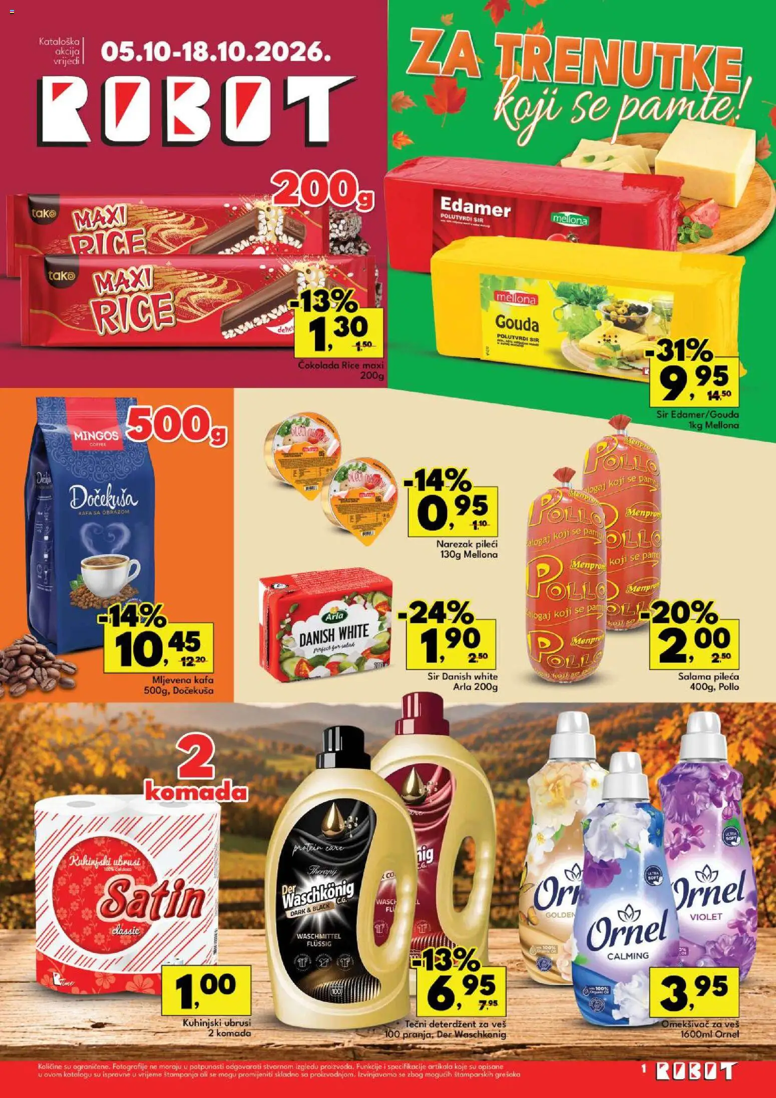 Pregled letka Robot katalog trgovine Robot vrijedi od 05.10.2026