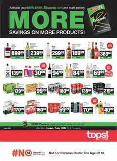 Preview of Tops at Spar flyer valid from 08/06/2026