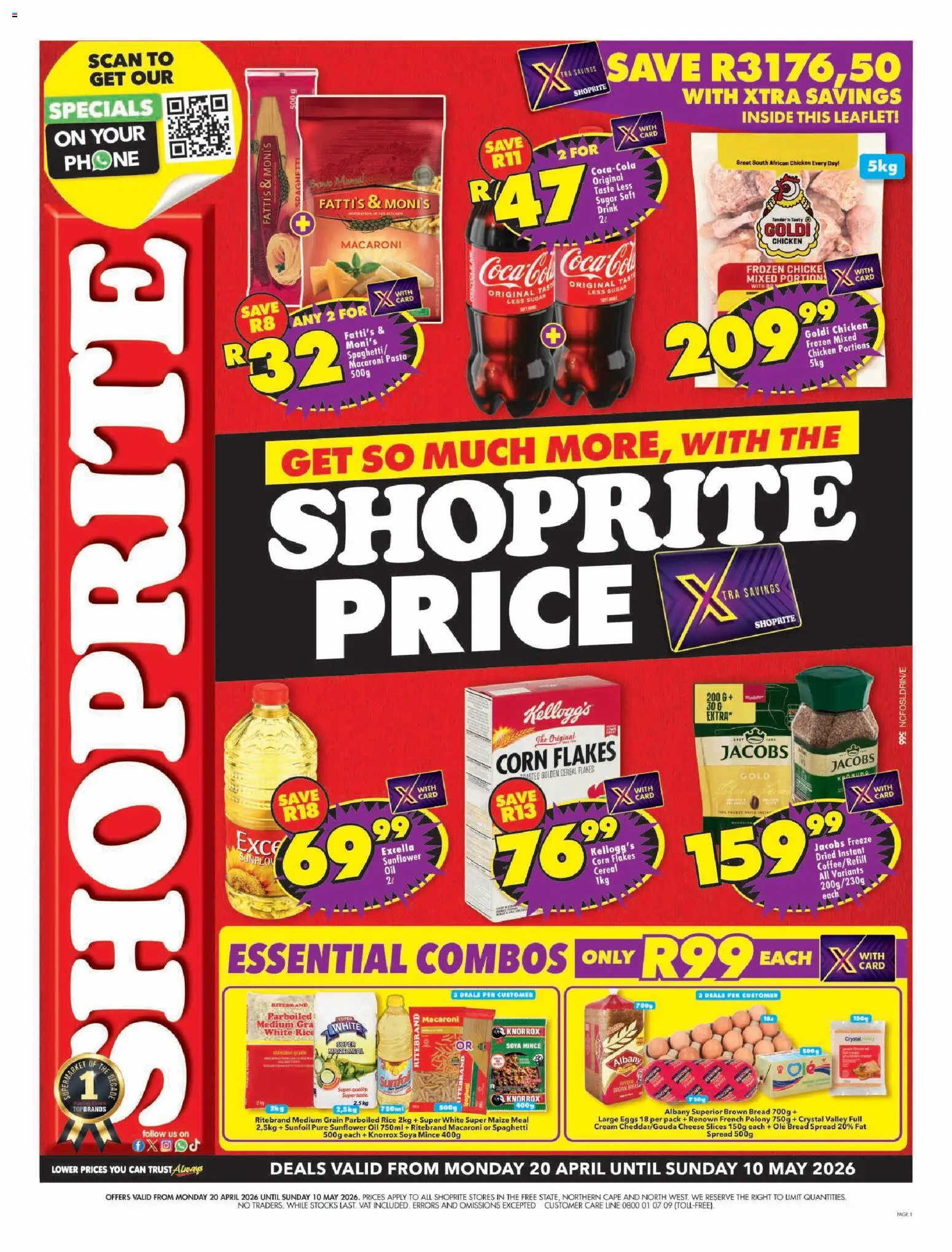 Preview of Shoprite flyer valid from 20/04/2026