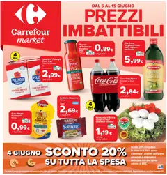 Anteprima dell'opuscolo Carrefour volantino Market - Roma dal negozio Carrefour valido da 05/06/2026