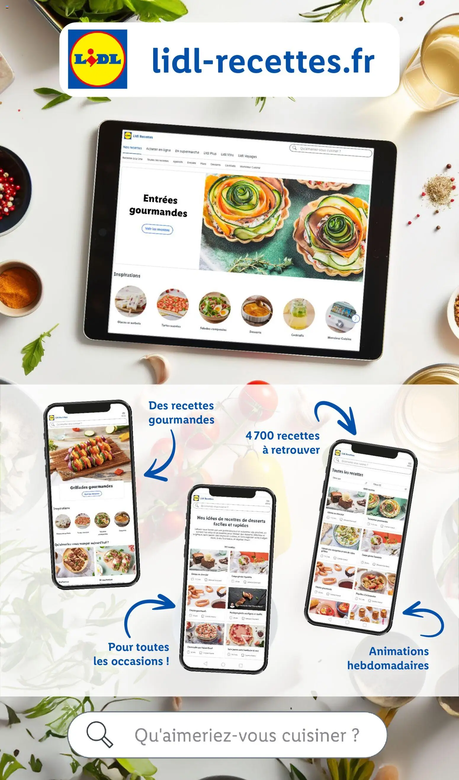 Prévisualisation de LIDL catalogue du magasin LIDL formulaire valide 29/10/2026 - Glace, Cheesecake, Chocolat, Fruits, Tarte, Figues, Noix, Monsieur cuisine