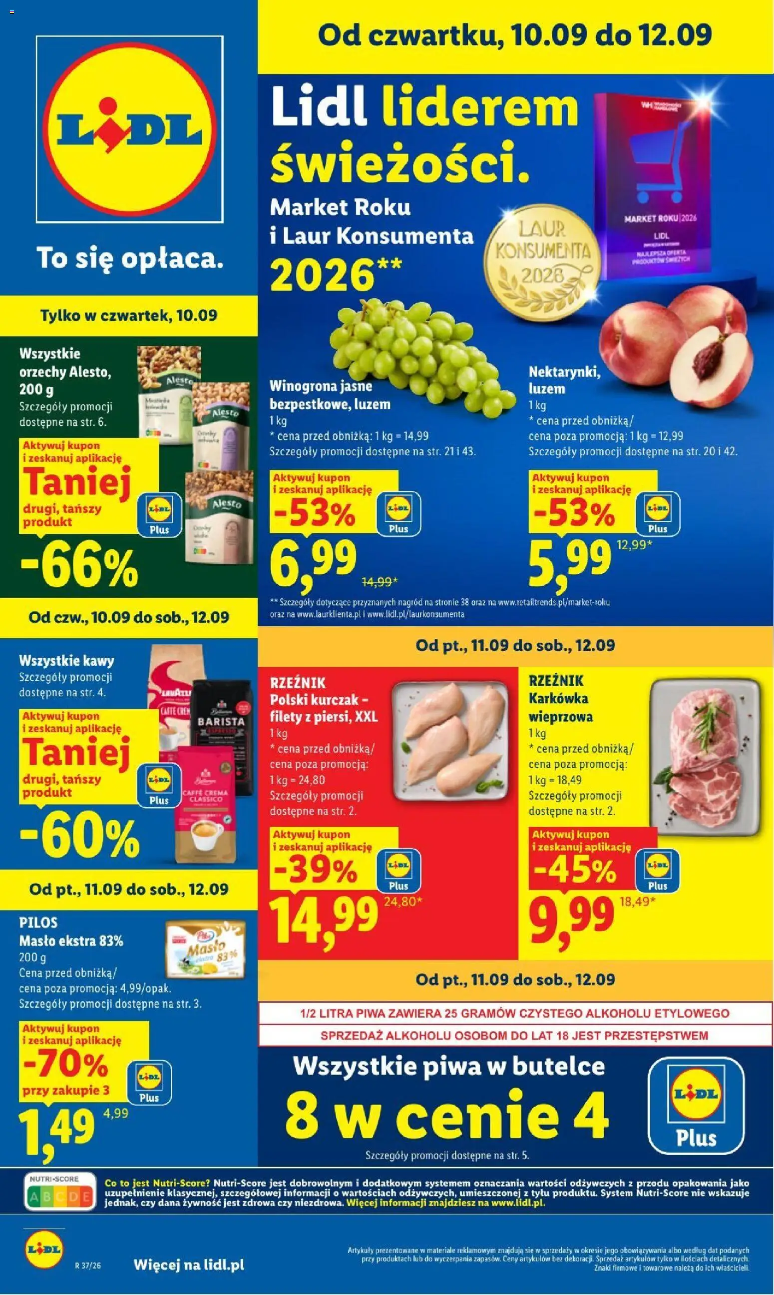 Pogląd gazetki "Lidl gazetka" ze sklepu Lidl ważnej od 10.09.2026