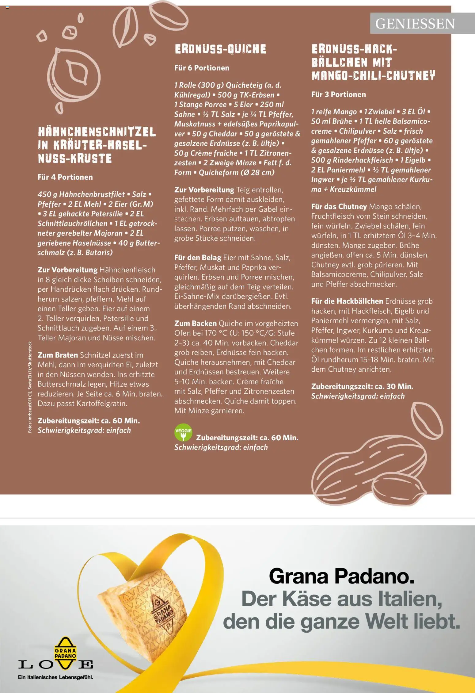 Vorschau von dem Prospekt des Geschäftes Combi, gültig ab dem 01.11.2026 - Käse, Ofen, Eier, Grana Padano, Butterschmalz, Salz, Erdnüsse, Brühe