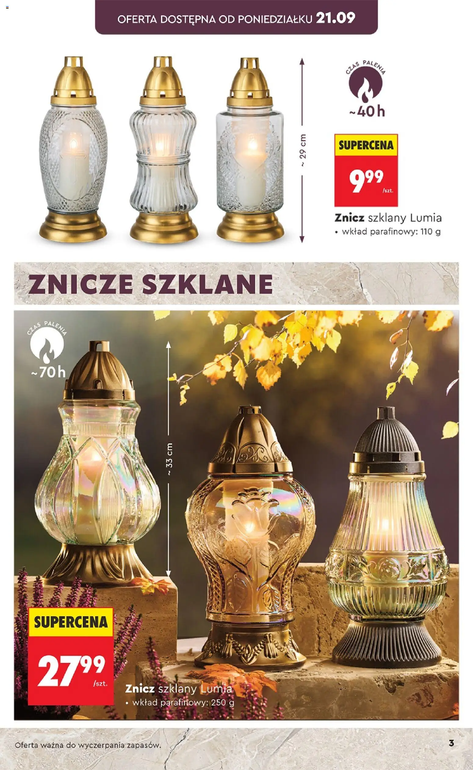 Pogląd gazetki "Biedronka gazetka - Znicze" ze sklepu Biedronka ważnej od 21.09.2026