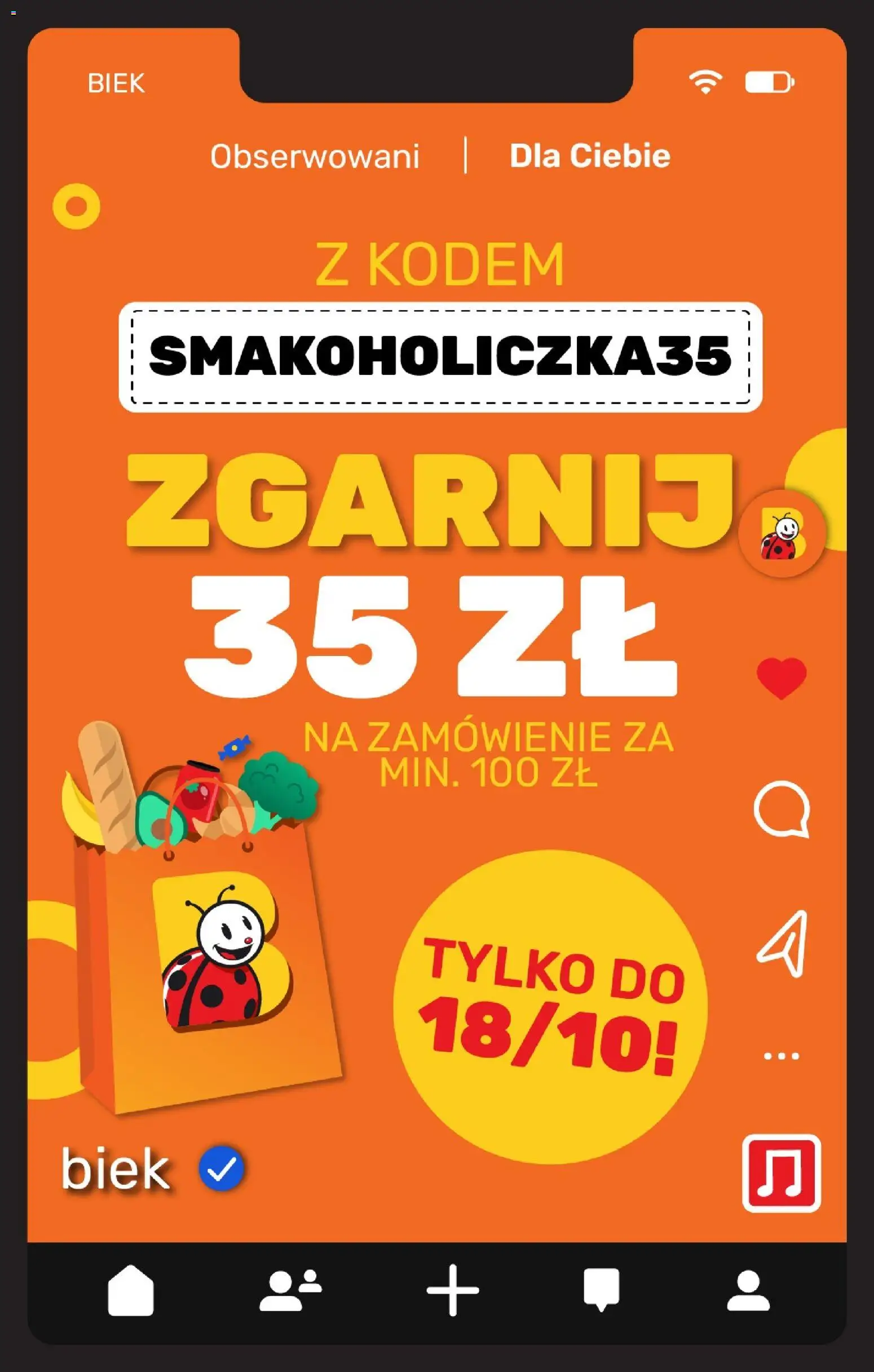 Pogląd gazetki "Biedronka gazetka - Biek" ze sklepu Biedronka ważnej od 16.10.2026