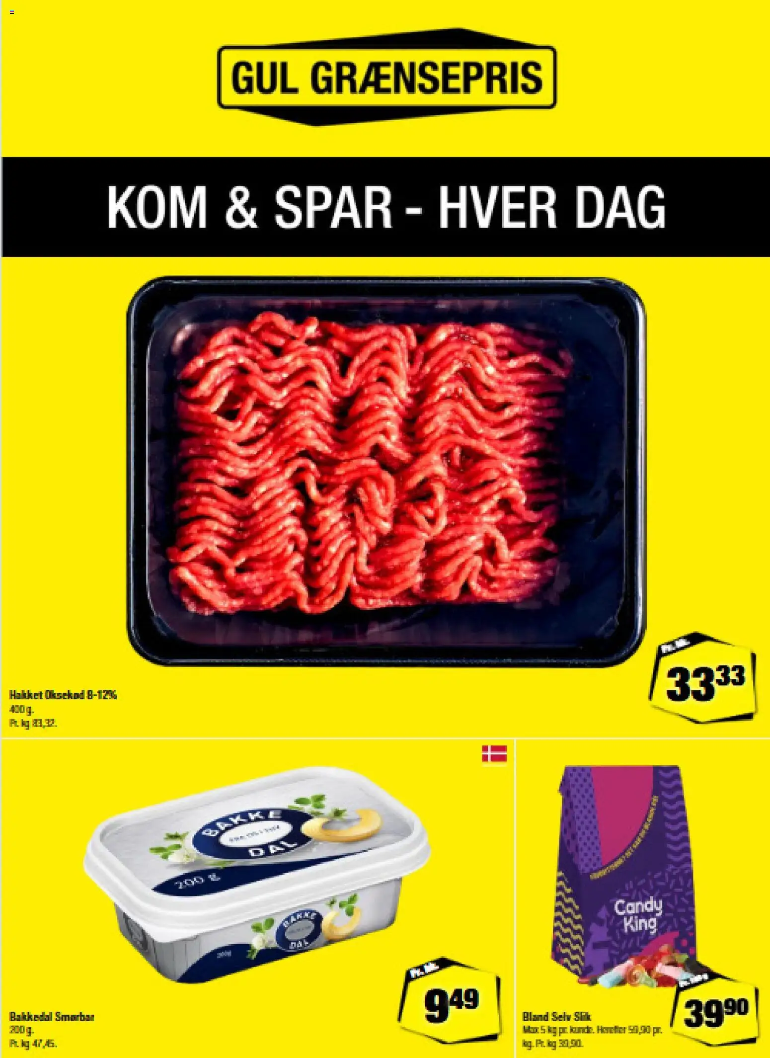 Eksempel på tilbudsavis Calle - Gul Grænsepris fra butik Calle gyldig fra 05/08/2026