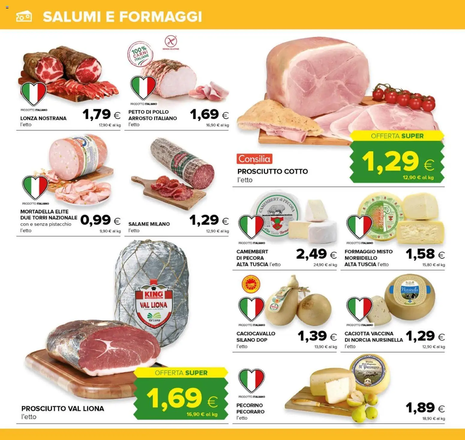 Anteprima dell'opuscolo Oasi volantino Zagarolo dal negozio Oasi valido da 22/10/2026 - Pollo, Mortadella, Prosciutto, Petto di Pollo, Prosciutto Cotto, Pistacchio, Arrosto, Camembert