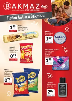 Pregled letka Bakmaz Tjedan Awt-a trgovine Bakmaz vrijedi od 19.10.2026
