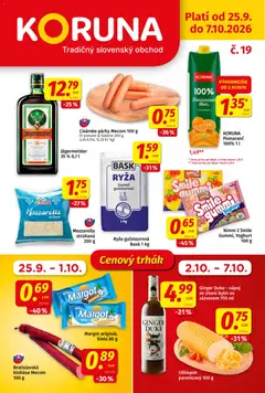 Náhľad Koruna letáku platného od 25.09.2026