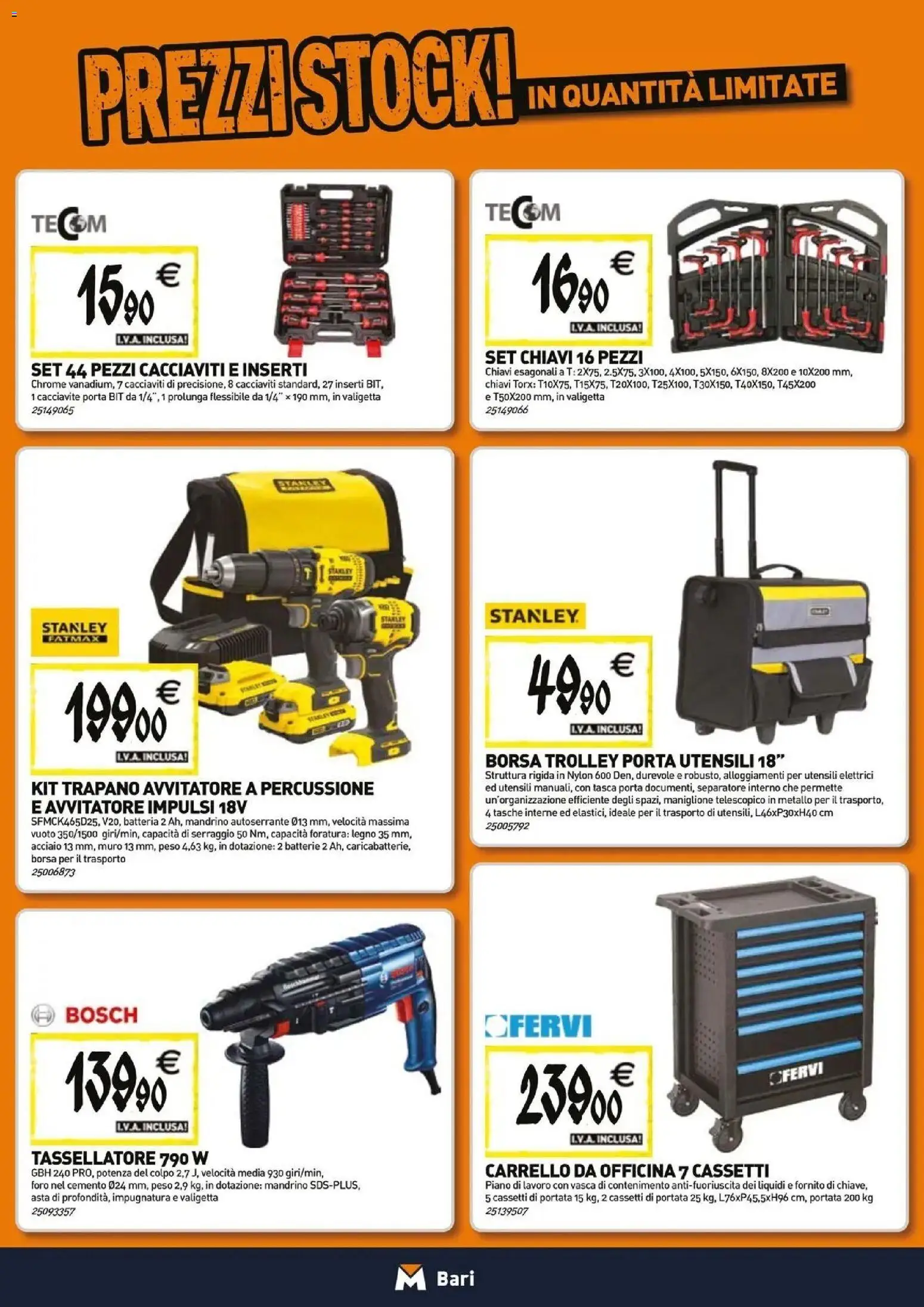 Anteprima dell'opuscolo TECNOMAT catalogo Bari dal negozio TECNOMAT valido da 29/10/2026