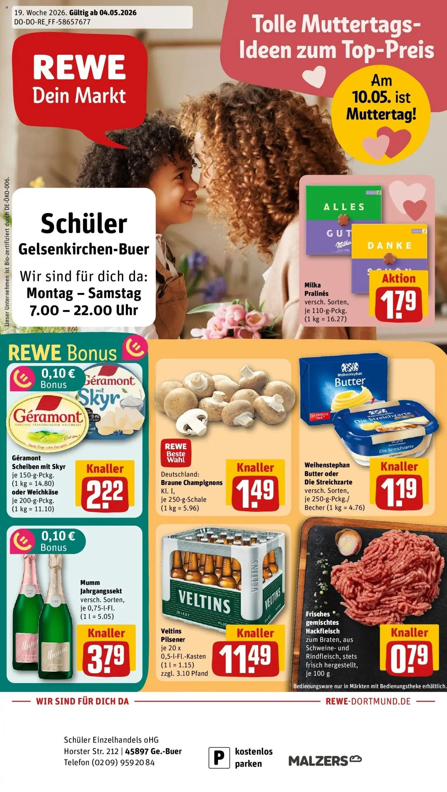 Vorschau von dem Prospekt des Geschäftes Rewe, gültig ab dem 04.05.2026