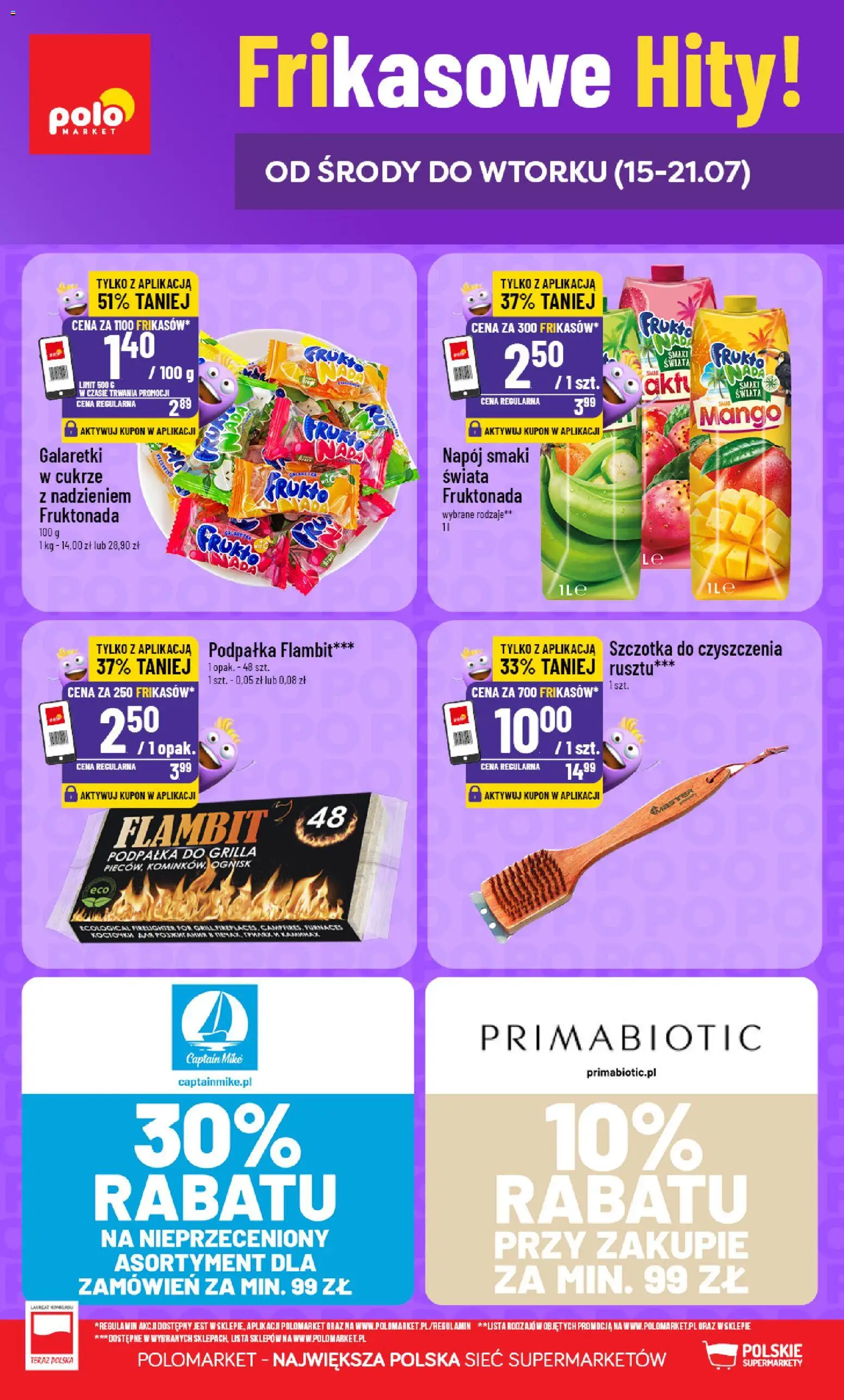 Pogląd gazetki "POLOmarket gazetka - Frikasowe Hity" ze sklepu POLOmarket ważnej od 15.07.2026