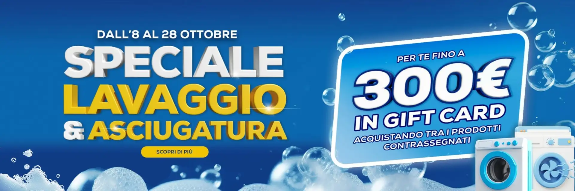 Speciale Lavaggio e Asciugatura