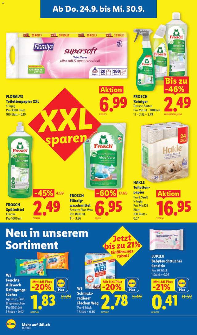 Neue Lidl Aktionen ab 24.09.