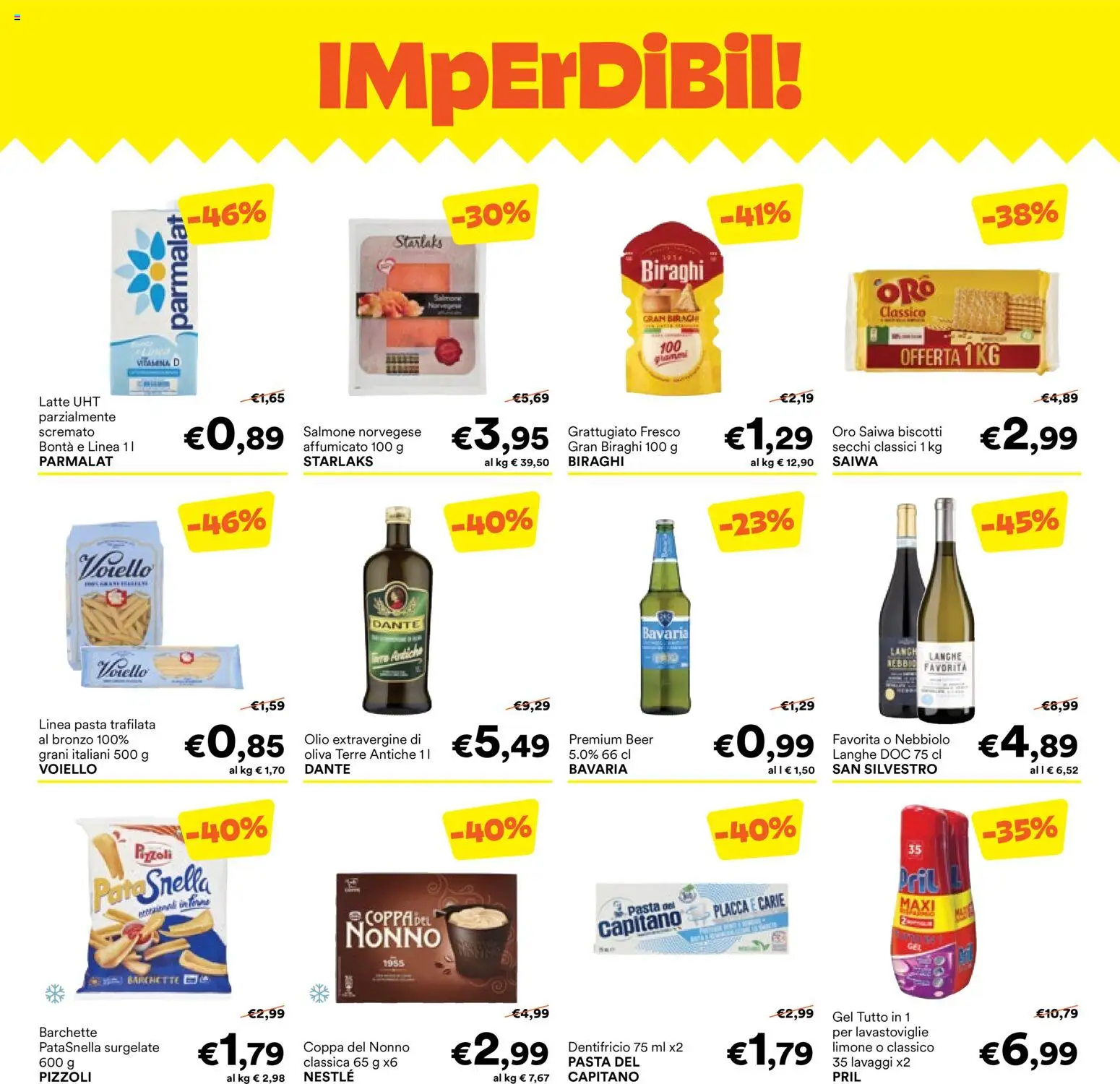 Anteprima dell'opuscolo Unes volantino dal negozio Unes valido da 26/08/2026 - Pasta, Biscotti, Latte, Limone, Lavastoviglie, Salmone, Voiello, Dentifricio