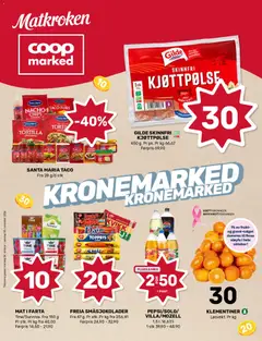 Forhåndsvis Coop Marked kundeavis fra butikk Coop Marked gyldig fra 26/10/2026