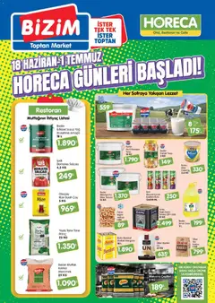 Bizim Toptan Bizim Toptan - Horeca kataloğu 18.06.2026 - Broşürünün önizlemesi