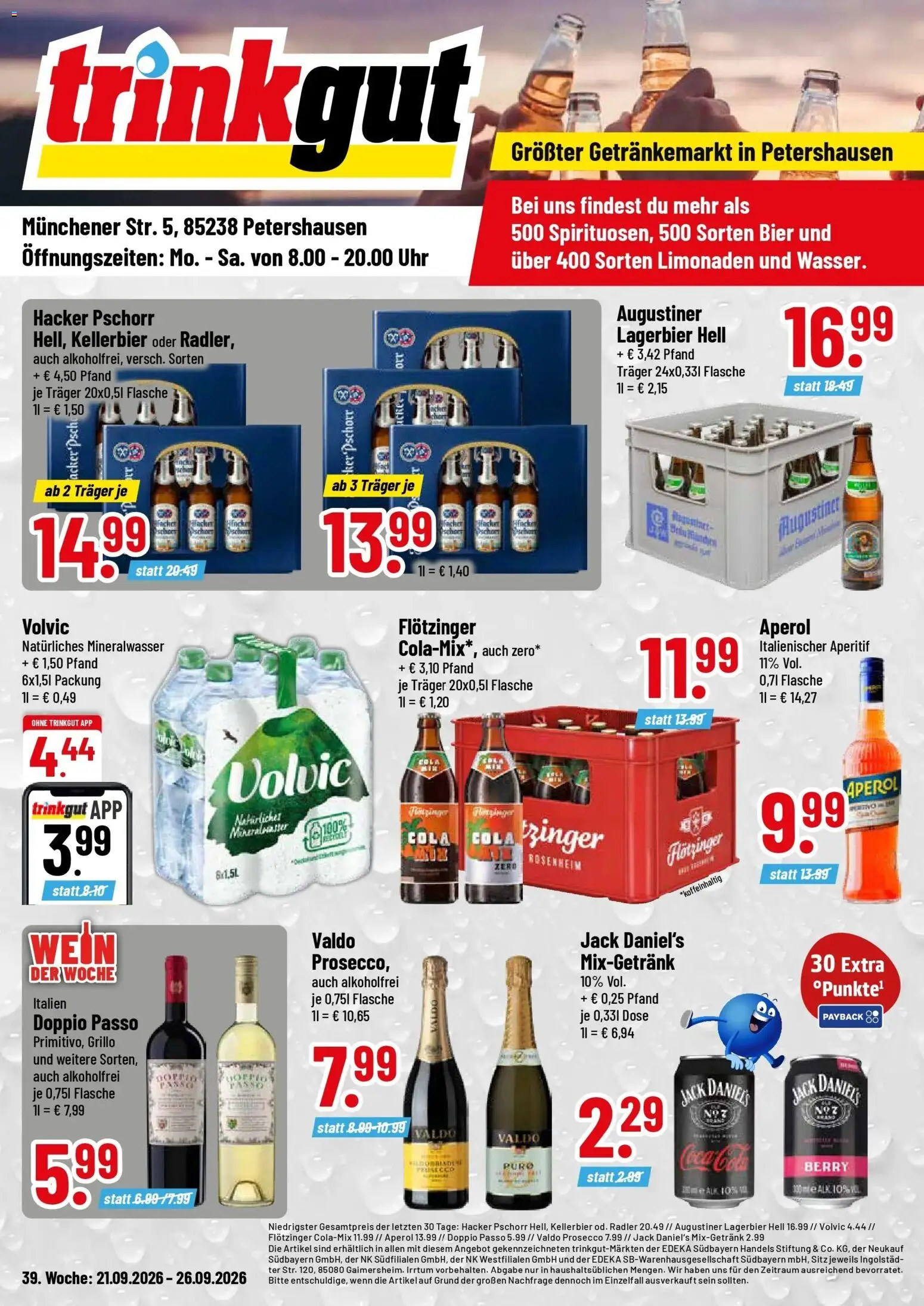 Vorschau von dem Prospekt des Geschäftes Trinkgut, gültig ab dem 21.09.2026