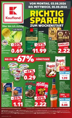 Vorschau von dem Prospekt des Geschäftes Kaufland, gültig ab dem 03.08.2026
