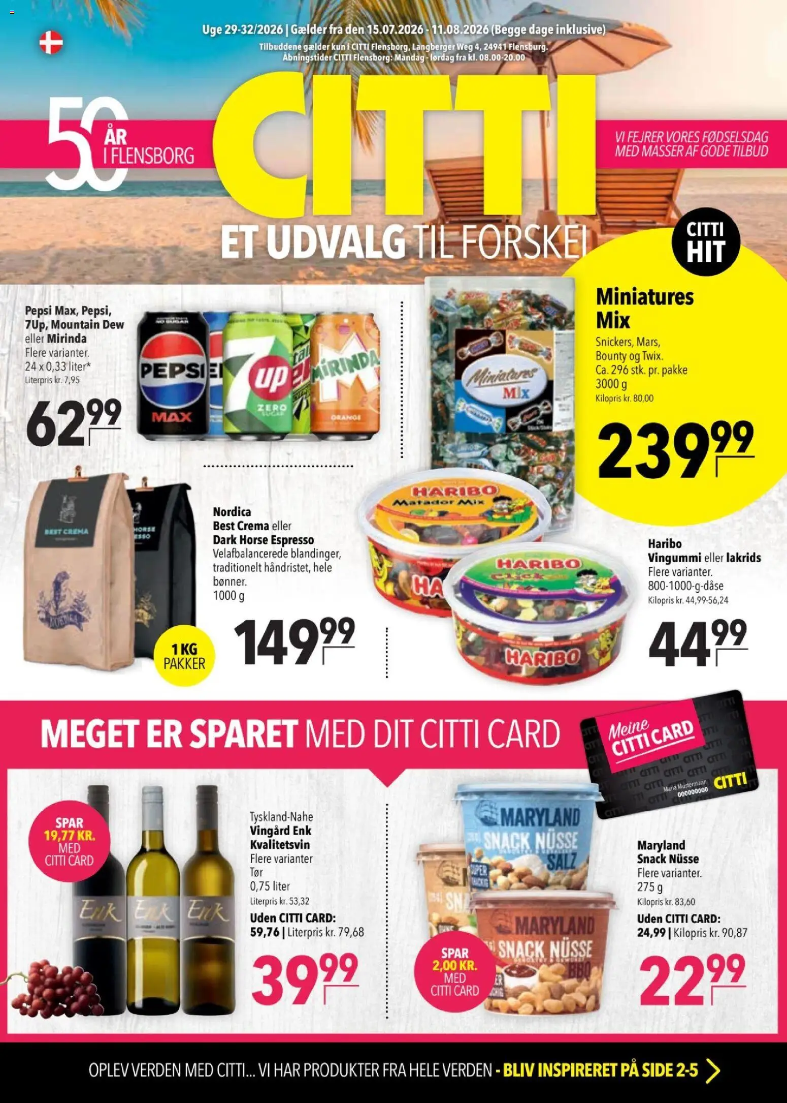 Eksempel på tilbudsavis CITTI - Tilbudsavis uge 29 - 32 fra butik CITTI gyldig fra 15/07/2026