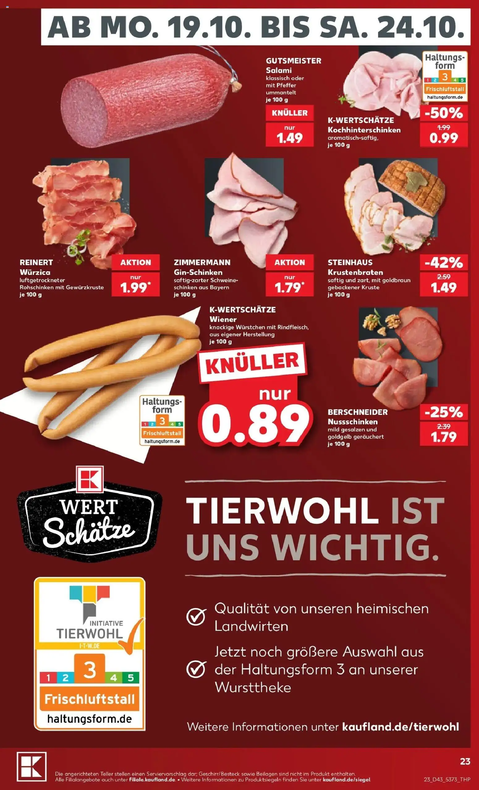 Vorschau von dem Prospekt des Geschäftes Kaufland, gültig ab dem 19.10.2026