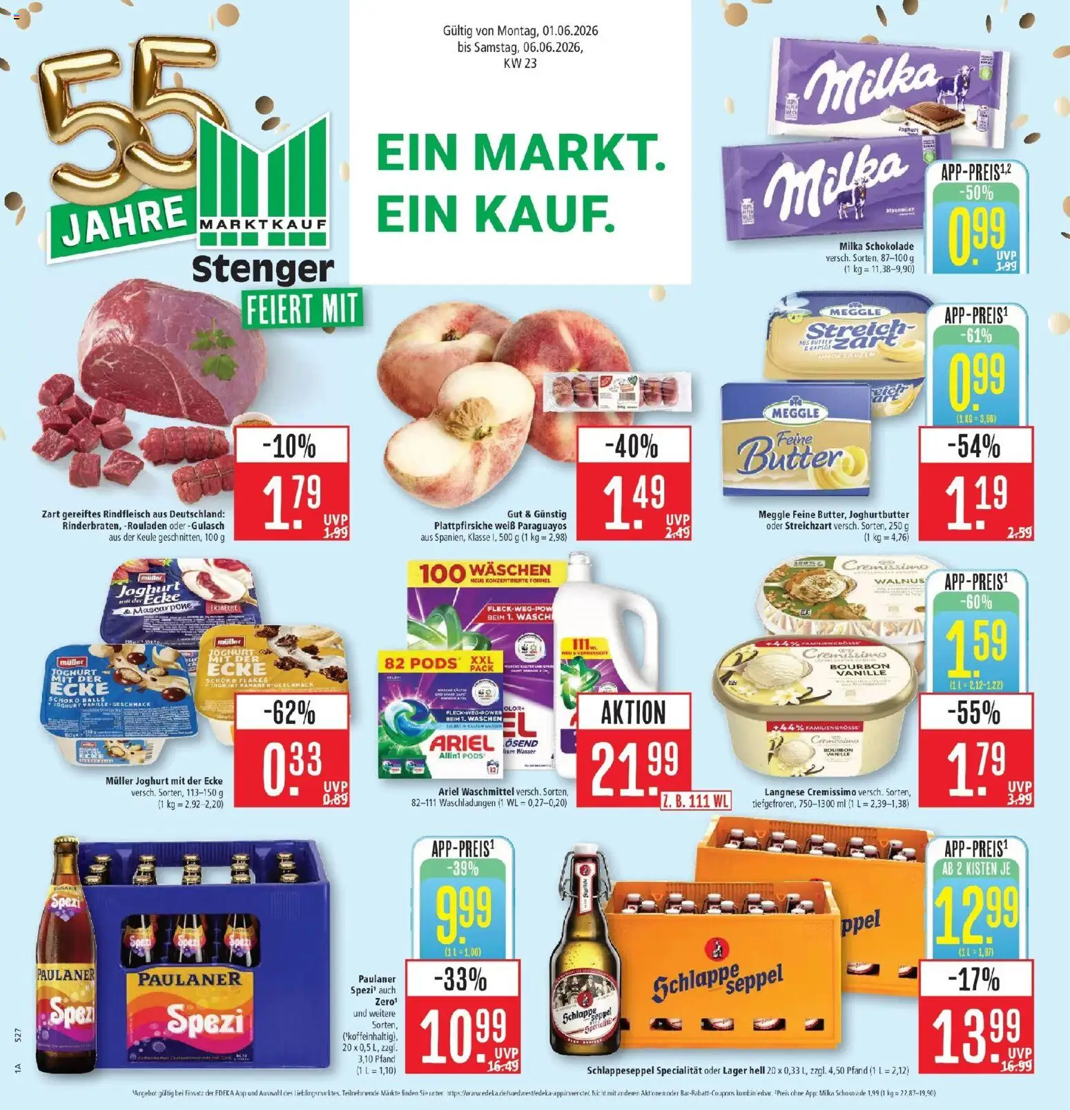 Vorschau von dem Prospekt des Geschäftes Marktkauf, gültig ab dem 01.06.2026