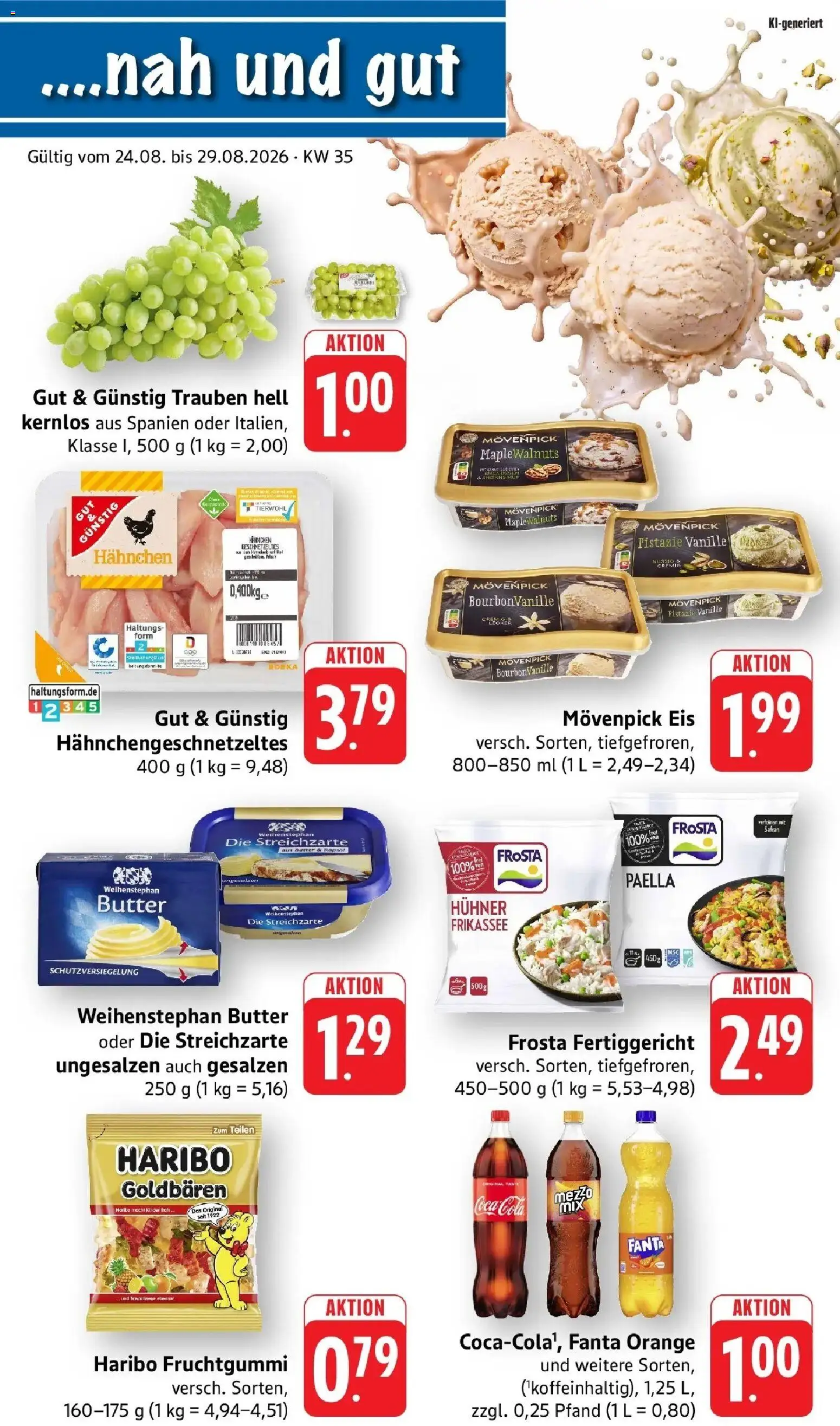 Vorschau von dem Prospekt des Geschäftes nah & gut, gültig ab dem 24.08.2026