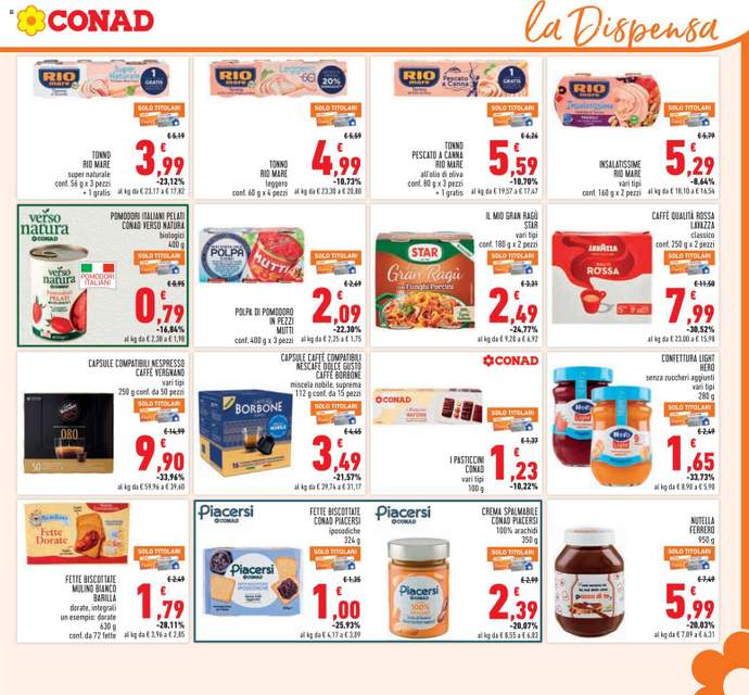 Nuovo volantino Conad dal 15/07